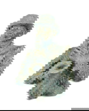 Cantaret la saxofon- statueta din rasini MGO