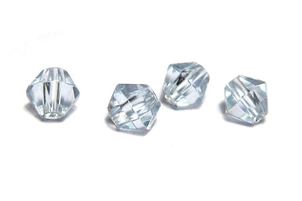Margele din sticla, biconice, 6 mm