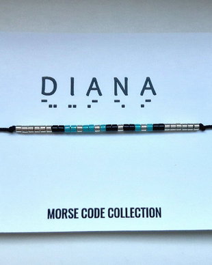Bratara mesaj cod Morse DIANA