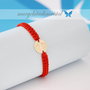 Bratara reglabila personalizata / Banut / Charm 11 Mm AUR 14K Picioruse / Nume