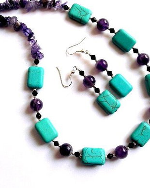 set  turcoaz si ametist 63429