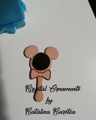Oglinda lemn pentru mot cap de Minnie