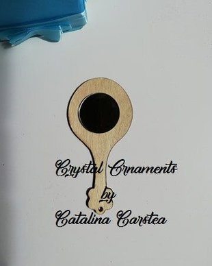 Oglinda lemn pentru mot