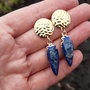 Cercei lapis lazuli