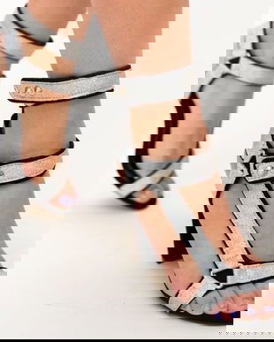 Sandale Nairobi Argintii