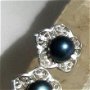 Perle negre & Ag925