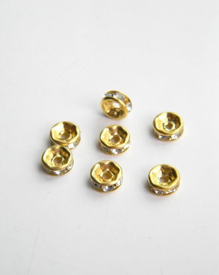 Margele rhinestone 6 mm - 10 buc. (CH)
