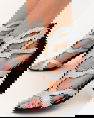 Sandale Langon Argintii