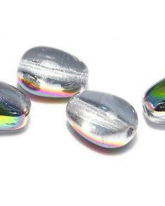 Margele din sticla, lacrima, 11x8 mm, Crystal Vitrail - 00030-28101
