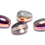 Margele din sticla, lacrima, 11x8 mm, Crystal Sliperit - 00030-29500