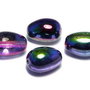 Margele din sticla, lacrima, 11x8 mm, Crystal Magic Blue - 00030-95100
