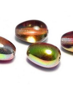 Margele din sticla, lacrima, 11x8 mm, Crystal Magic Apple - 00030-95600