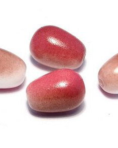 Margele din sticla, lacrima, 11x8 mm, Chalk White Funky Wine - 00030-95201