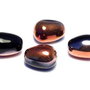 Margele din sticla, lacrima, 11x8 mm, Jet Sunset - 23980-27137