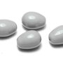 Margele din sticla, lacrima, 11x8 mm, Grey Mist - 48455