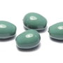 Margele din sticla, lacrima, 11x8 mm, Pea Green - 48565