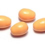 Margele din sticla, lacrima, 11x8 mm, Pumpkin - 48874