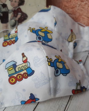 Masca pentru protectie, din bumbac, pentru copii