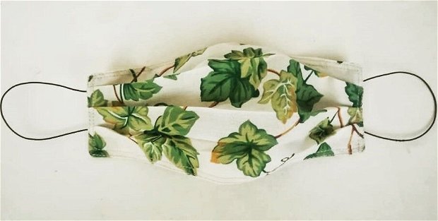 masca textila ( cu frunze )