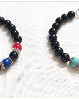BRATARA- ONIX NEGRU SI MARGEA TIBETANA