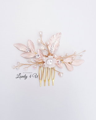 WENDY *Accesoriu Floral cu perle și cristale Swarovski- Colecția de lux