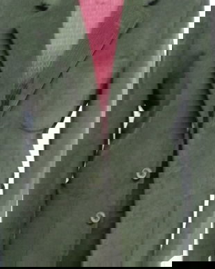 costum din catifea raiata pentru barbati