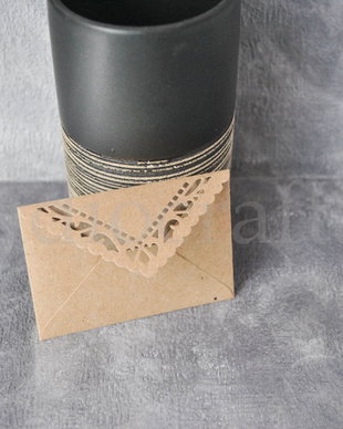 Set 30 plicuri Kraft decorative