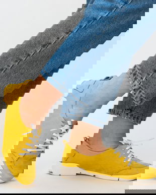 Pantofi Casual Viena Galbeni