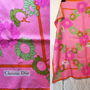 CHRISTIAN DIOR esarfa matase naturala