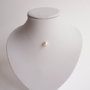 Colier / choker transparent cu perla Swarovski