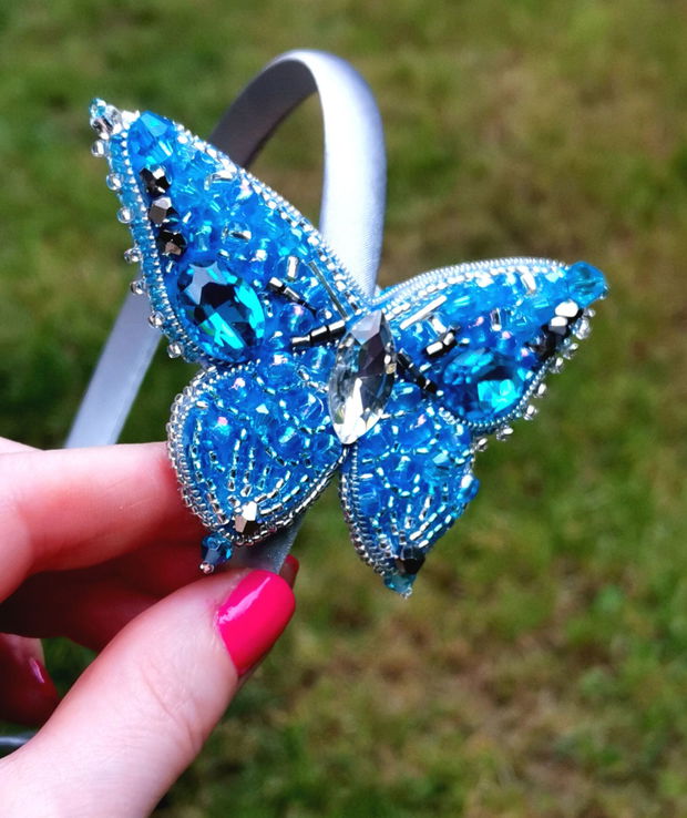 Vândut Bentita - Blue Butterfly