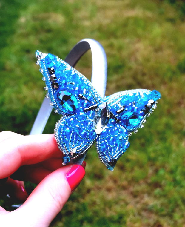 Vândut Bentita - Blue Butterfly