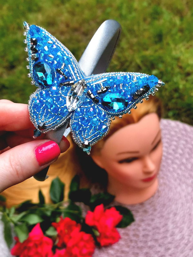 Vândut Bentita - Blue Butterfly