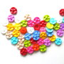 30 x Nasturi din plastic. Nasturasi colorati. Nasturi 15 mm