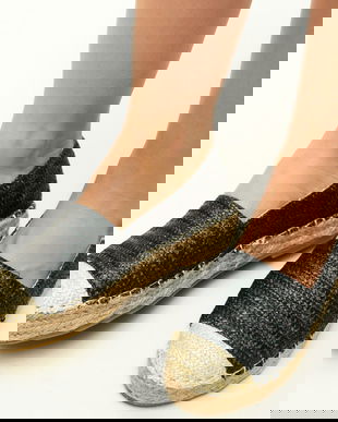 Espadrile Emilio Negre