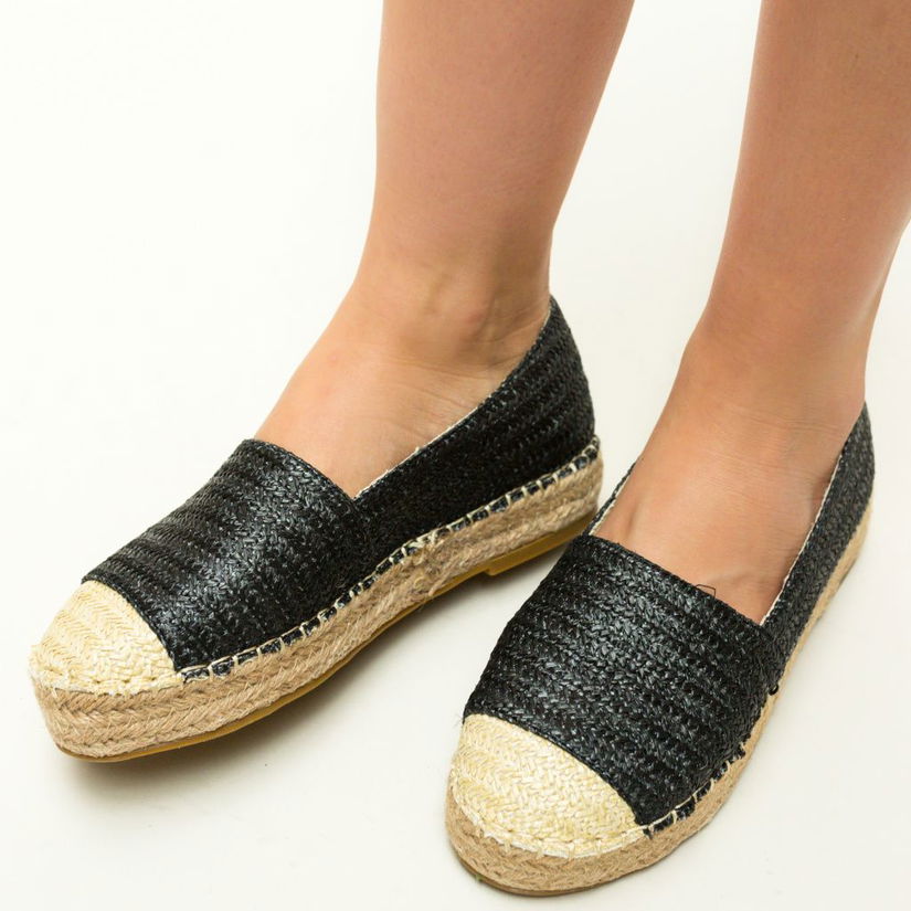 Espadrile Emilio Negre