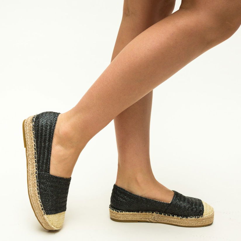 Espadrile Emilio Negre