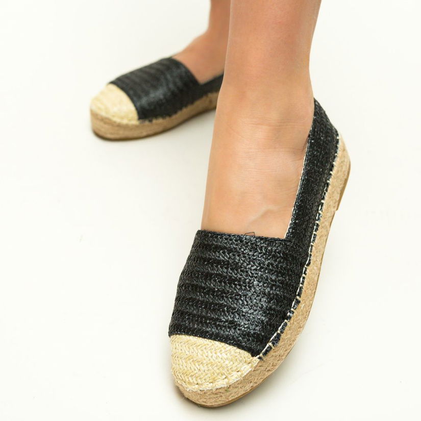 Espadrile Emilio Negre