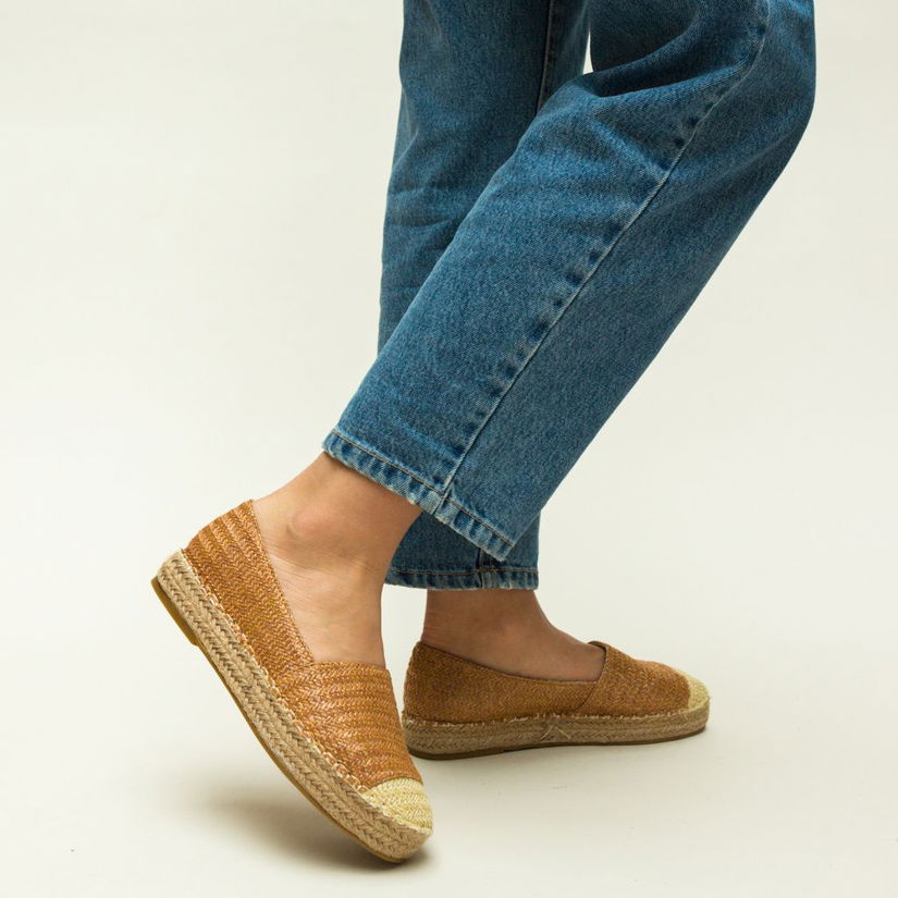 Espadrile Emilio Camel