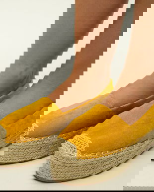 Espadrile Salinas Galbene