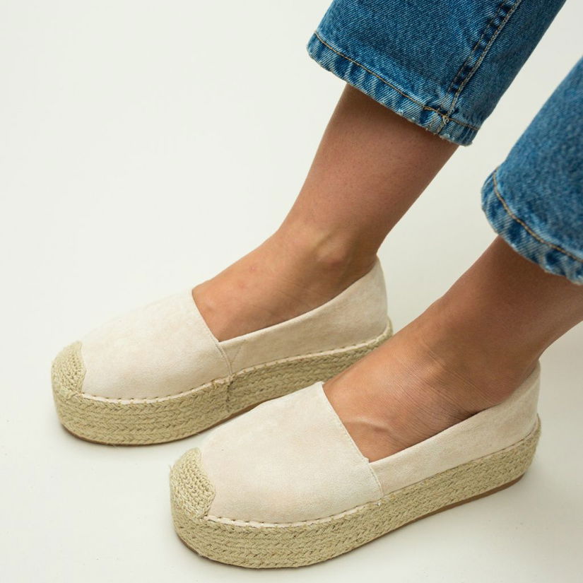 Espadrile Salinas Bej