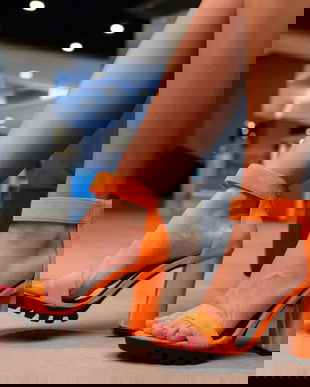 Sandale Neda Portocalii