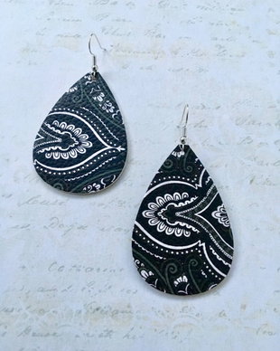 cercei boho piele ecologica