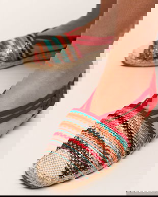 Espadrile Corbin Rosii