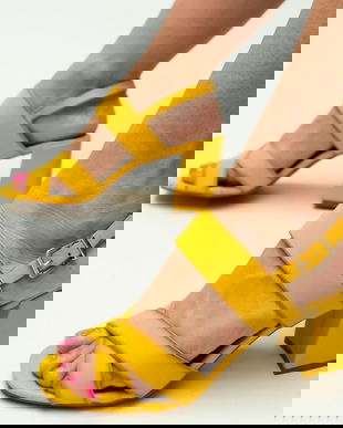 Sandale Berry Galbene