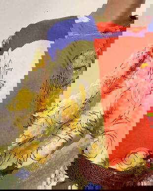 Bluza vintage imprimeu grafic