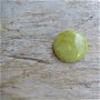 Cabochon jad lemon, 30 mm