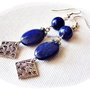 cercei nocturni cu lapis lazuli