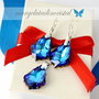 Set Swarovski / Baroque / Heliotrope / Argint 925