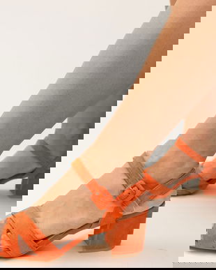 Sandale Stout Portocalii